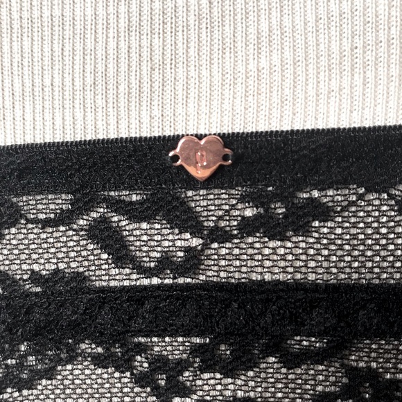 PINK NEW lace Aurora borealis crystal festival goblincore baddie bralette S - Picture 8 of 11